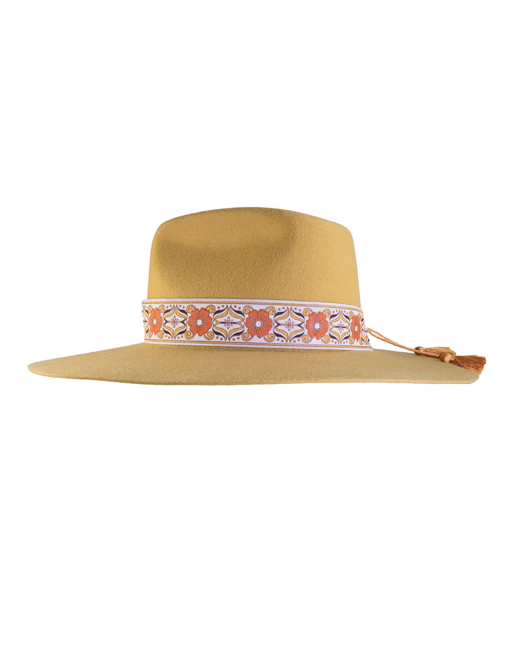 FBS x Nine Lives Bazaar – Mustard - Festival Hat