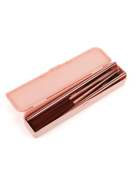Take Me Away Cutlery Kit | Rose Gold & Chocolate