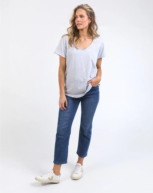 Pima Vee Tee | Grey Marle