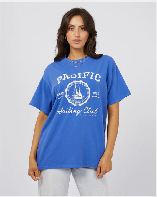 Pacific Oversized Tee | Blue
