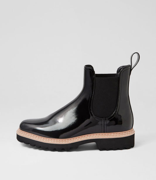Gummie Gumboot Ankle Boots | Black