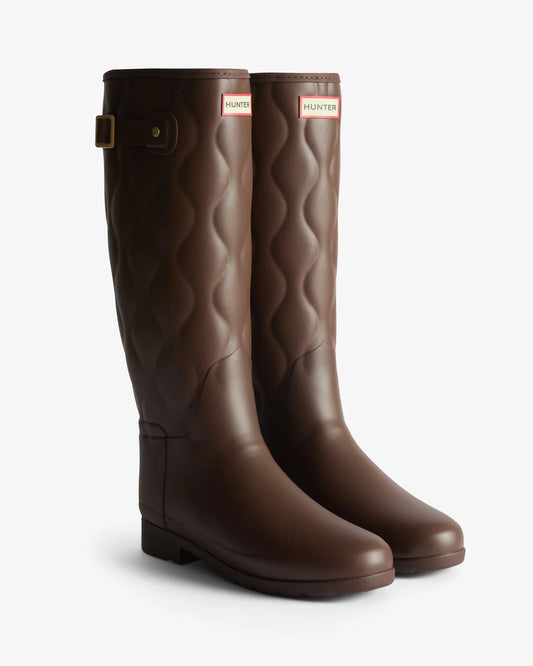 Womens Refined Tall Onion Quilt | Brown