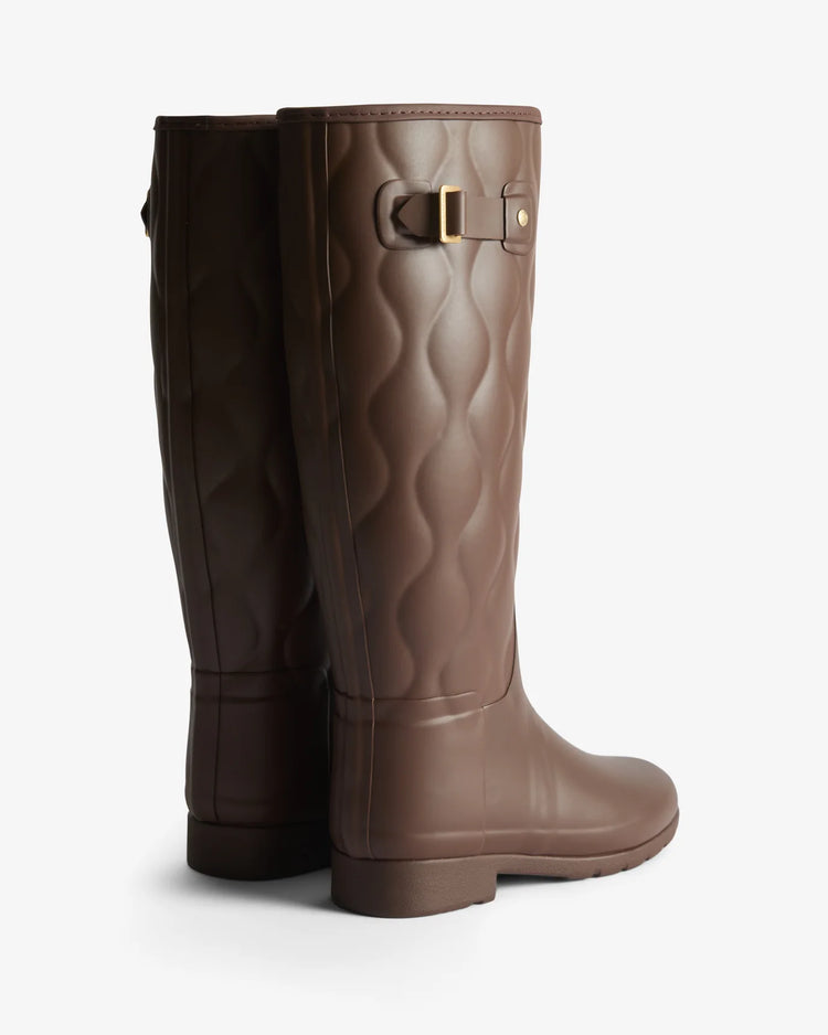 Womens Refined Tall Onion Quilt | Brown