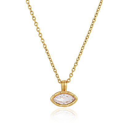 Halo Gold Necklace