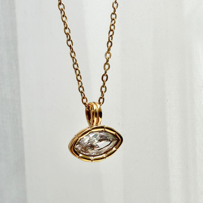 Halo Gold Necklace