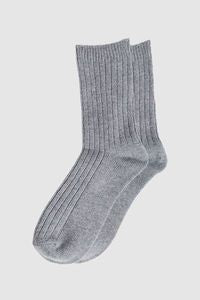 Winter Rib Sock OSFA | Grey