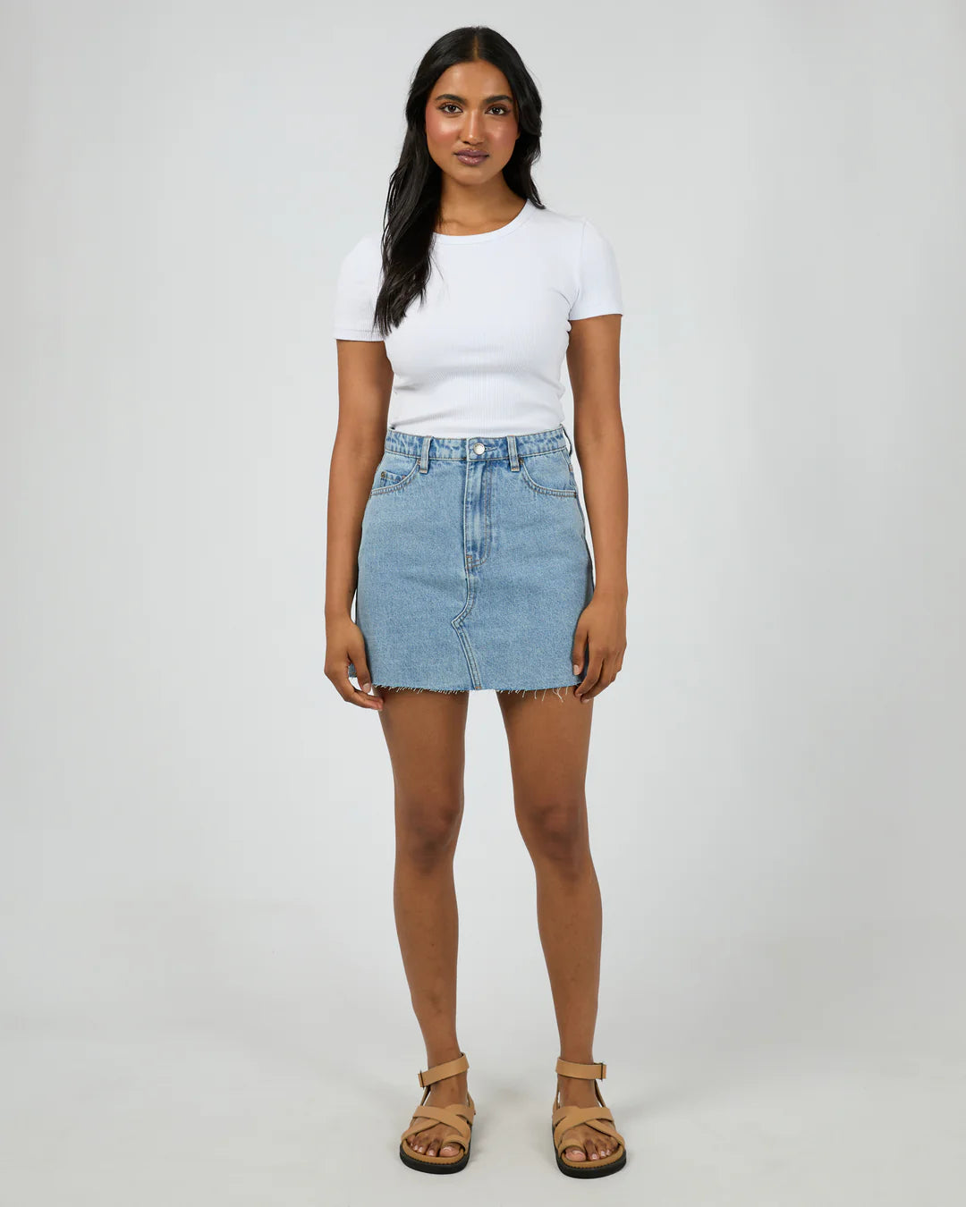 Margot Denim Skirt | Light Blue