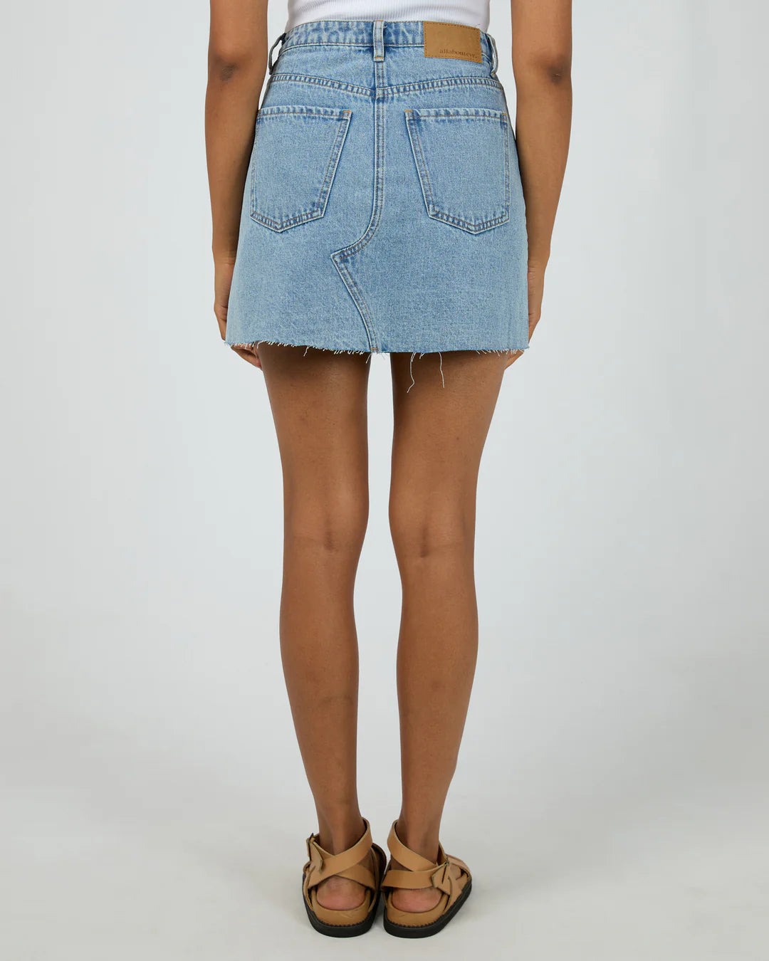 Margot Denim Skirt | Light Blue