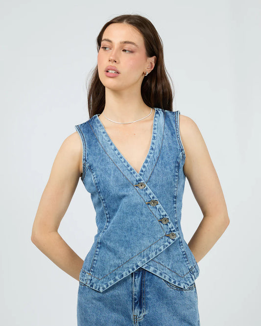 Aster Vest Mid Blue