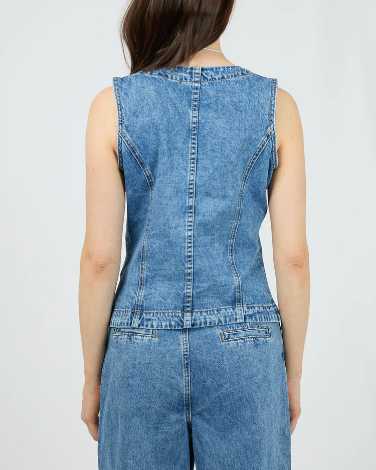 Aster Vest Mid Blue