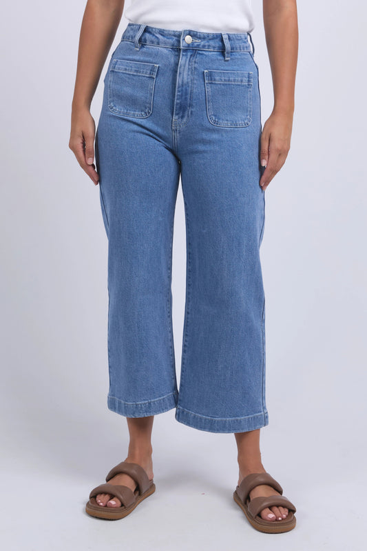 Sarah Crop Jean | Light Blue