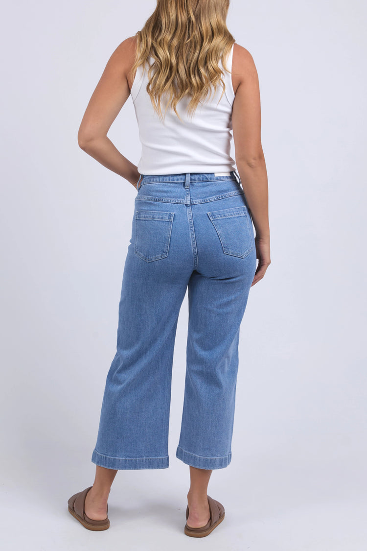 Sarah Crop Jean | Light Blue