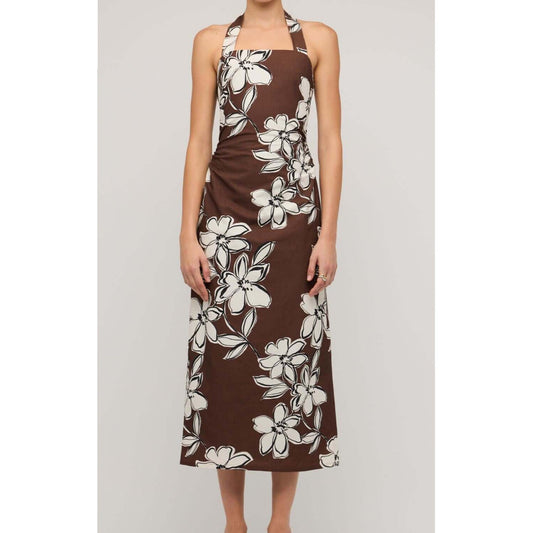 Elara Halter Midi Dress