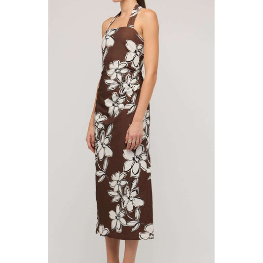 Elara Halter Midi Dress