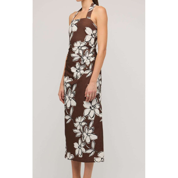 Elara Halter Midi Dress