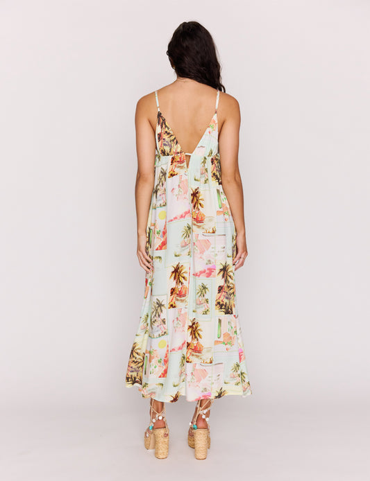 Dolce Deep Plunge Maxi Dress