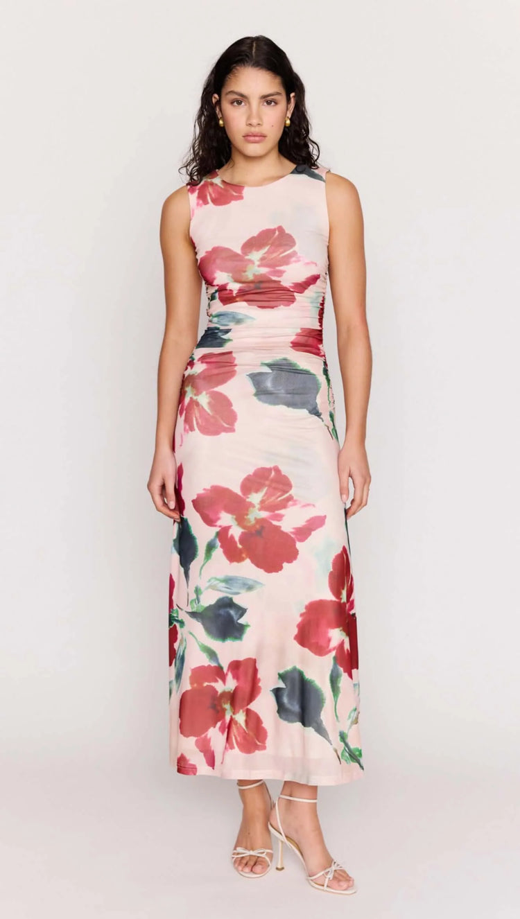 Arabella Mesh Midi Dress
