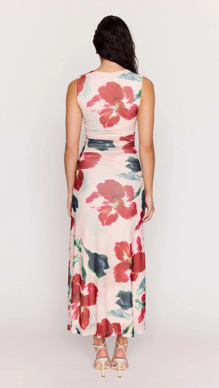 Arabella Mesh Midi Dress