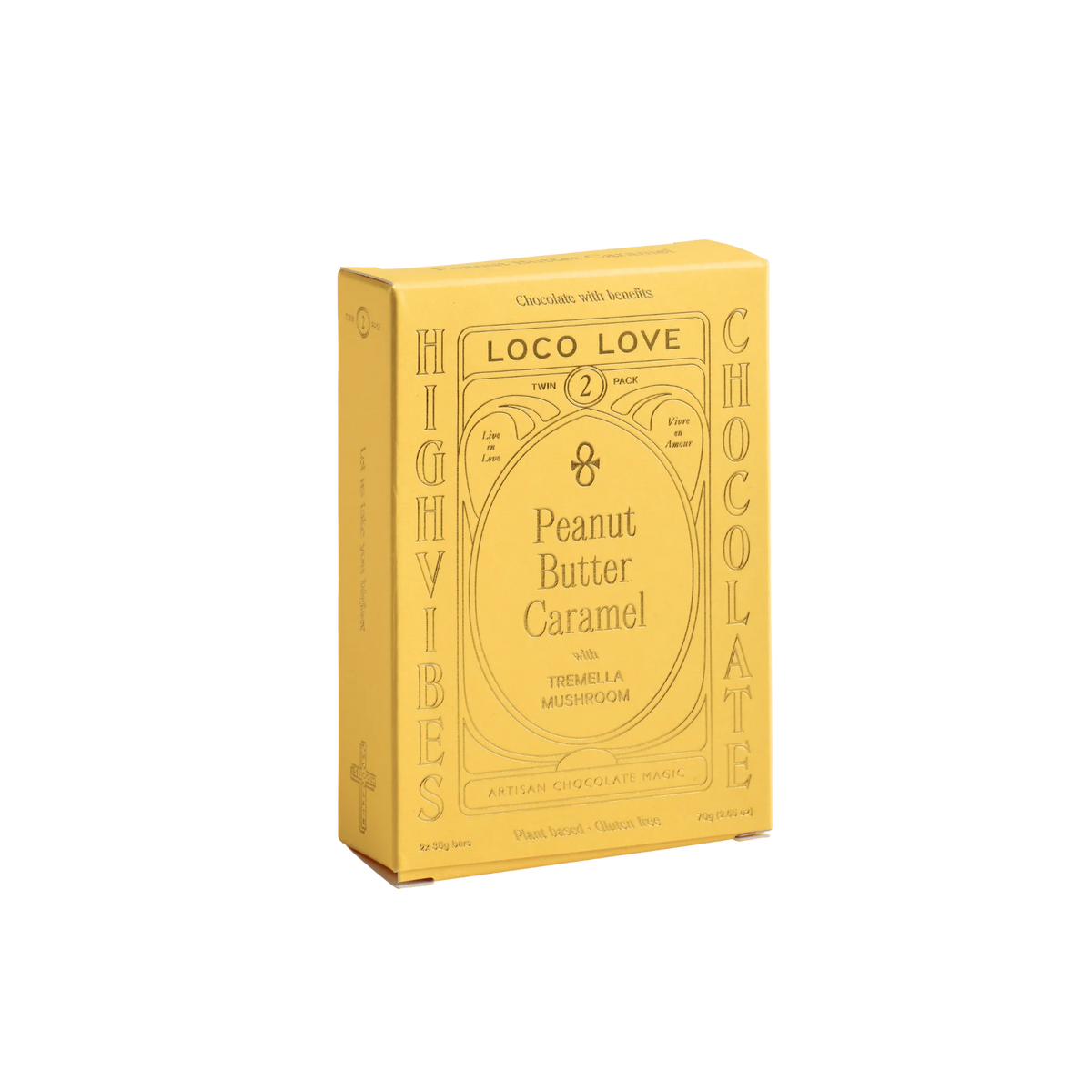 Loco Love Chocolate | Peanut Butter Caramel| Twin Pack