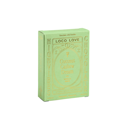 Loco Love Chocolate | Coconut & Cashew Dream | Twin Pack