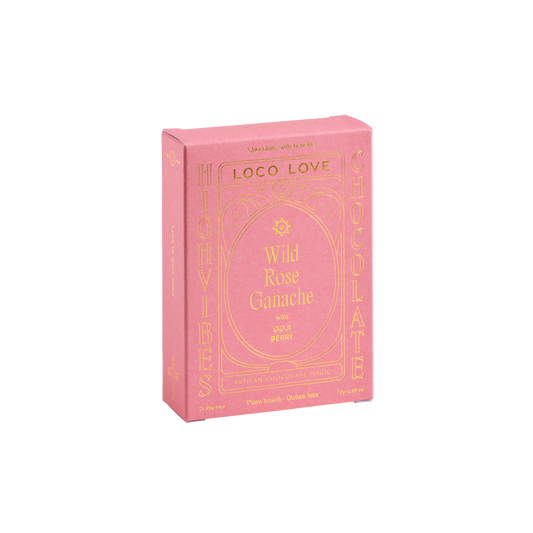 Loco Love Chocolate | Wild Rose Ganache | Twin Pack