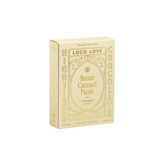 Loco Love Chocolate | Butter Pecan Caramel | Twin Pack