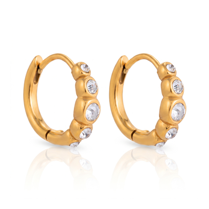 Nova Gold Huggie Earrings