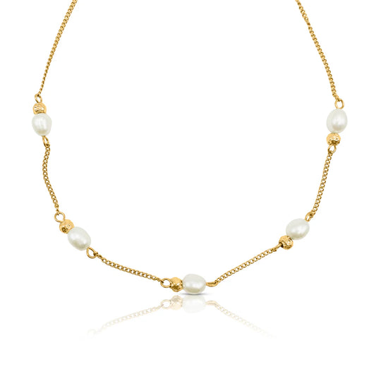 Off Court Pearl Necklace