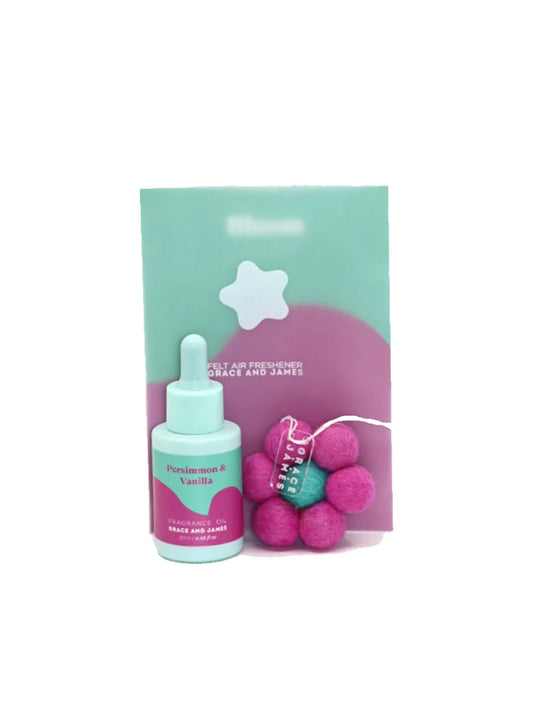 Persimmon & Vanilla - Felt Air Freshener
