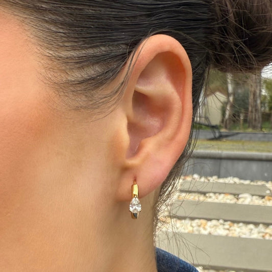 Rush Hour Hoop Earrings | Gold