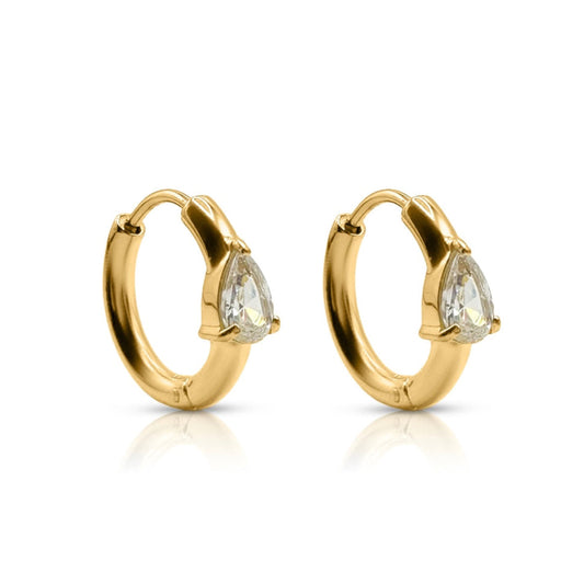 Rush Hour Hoop Earrings | Gold