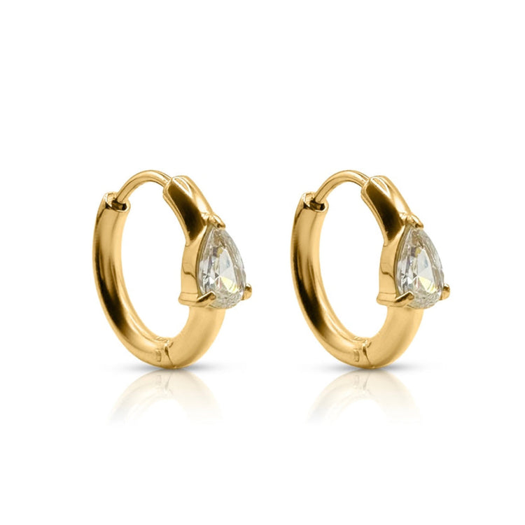 Rush Hour Hoop Earrings | Gold