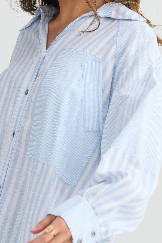 Yellowstone Shirt | Denim Stripe