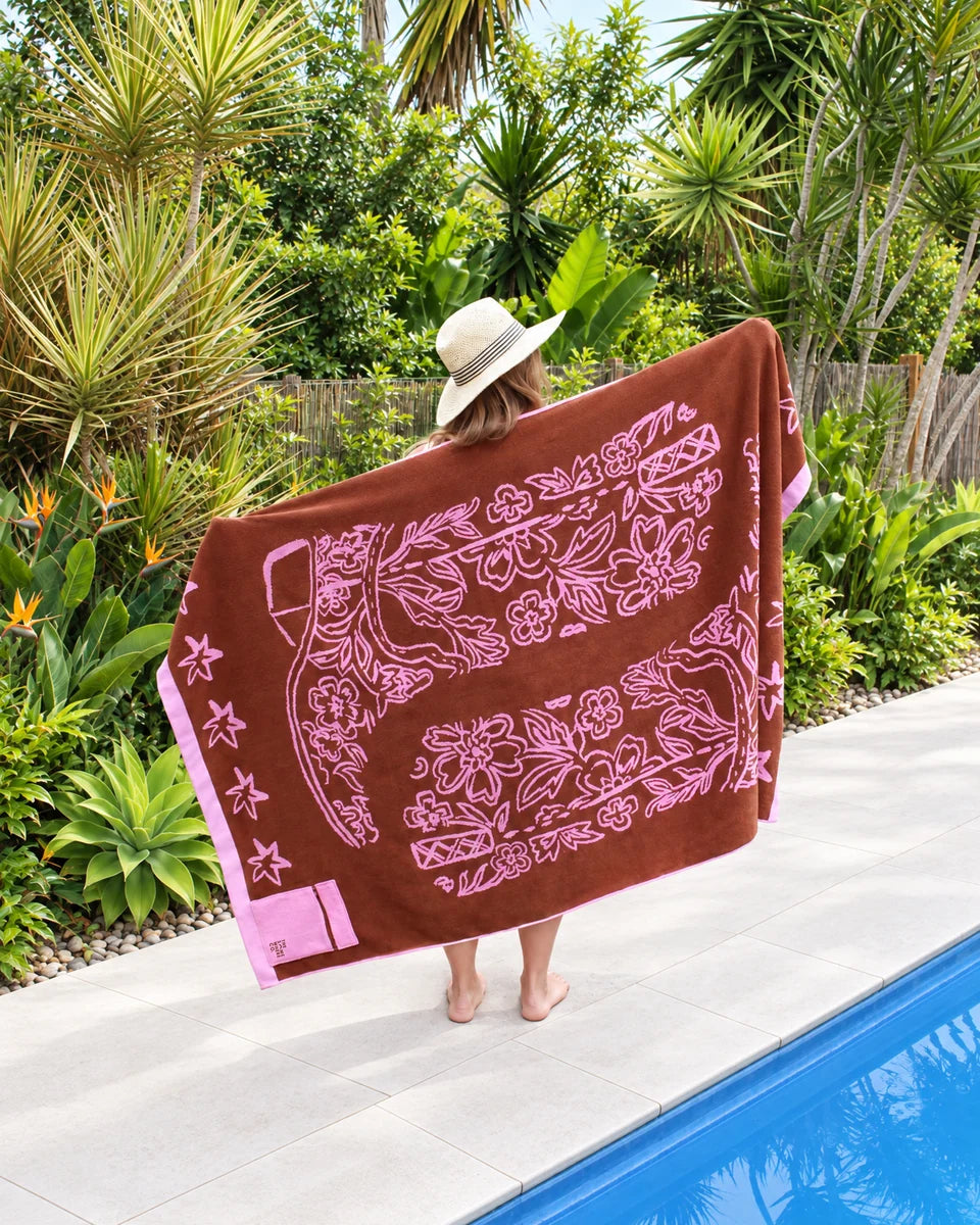 Premium Cotton Beach Towel | The Wrangler