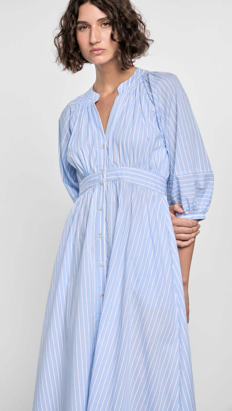 Myra Wrap Midi Dress