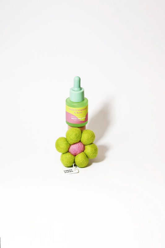 Wild Frangipani & Rose - Felt Air Freshener