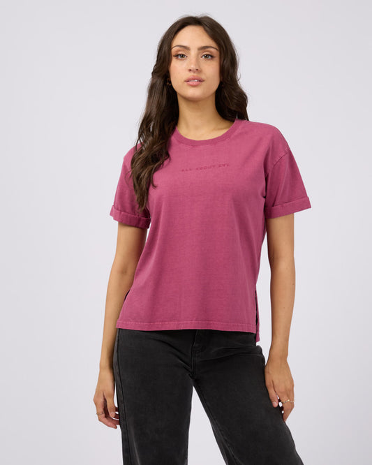 AAE Washed Tee | Blush