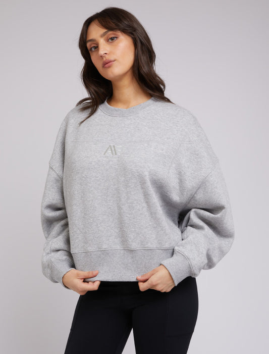 Active Tonal Sweater | Grey Marle