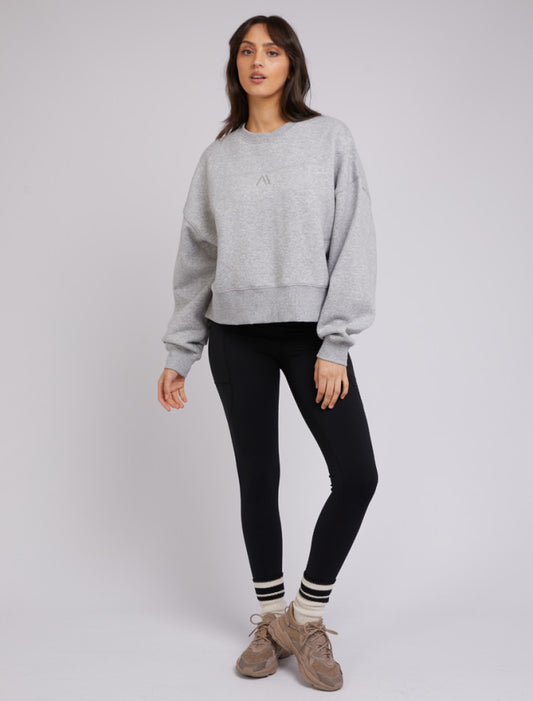 Active Tonal Sweater | Grey Marle