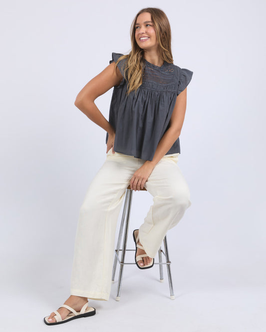 Adelyn Top | Charcoal