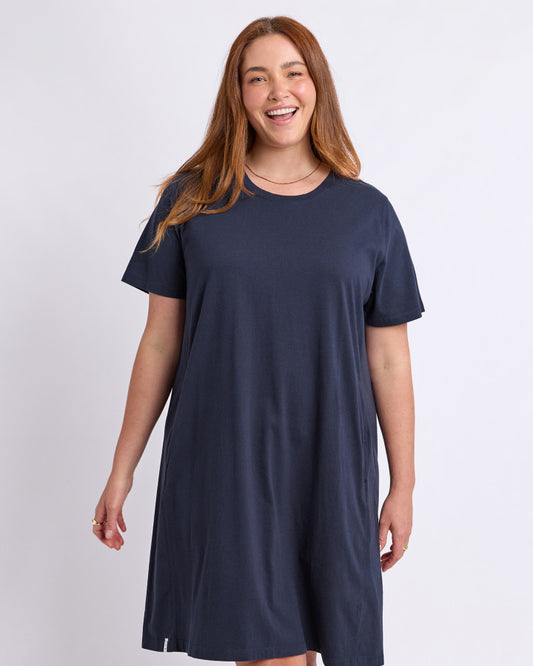 Adira Short Dress | Navy