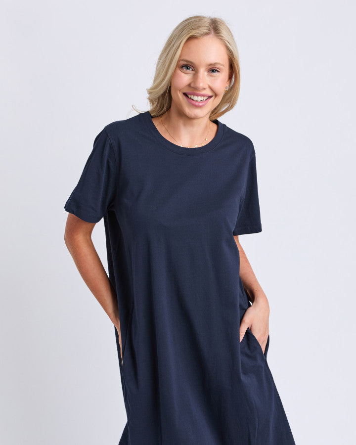 Adira Short Dress | Navy