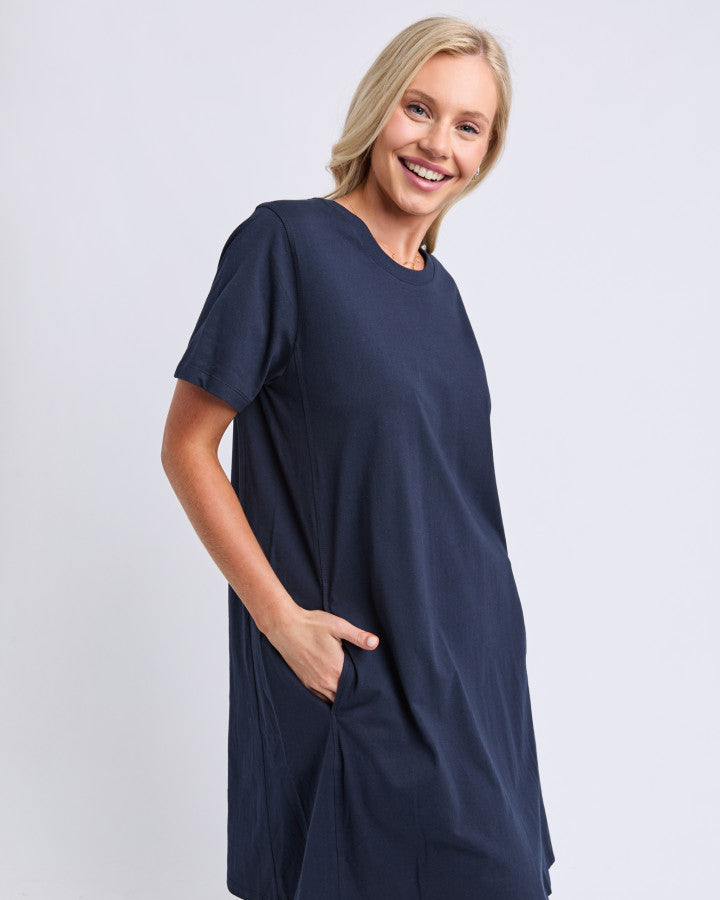 Adira Short Dress | Navy