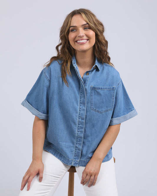 Annika SS Denim Shirt