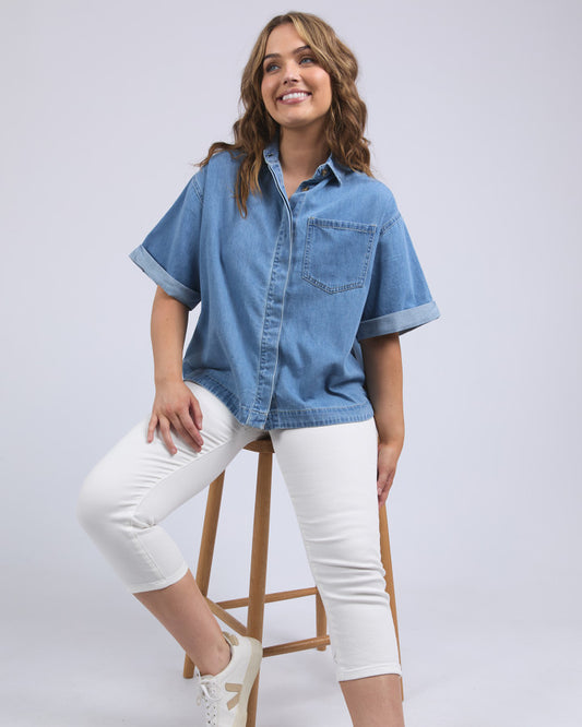 Annika SS Denim Shirt