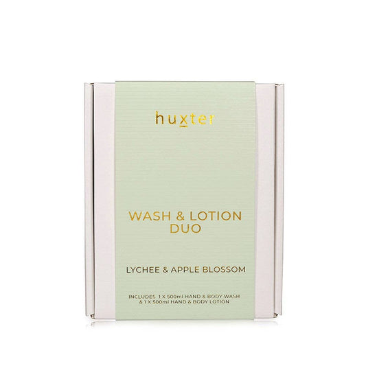 Wash & Lotion Duo - Green - Lychee & Apple Blossom