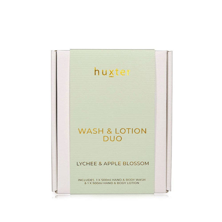 Wash & Lotion Duo - Green - Lychee & Apple Blossom