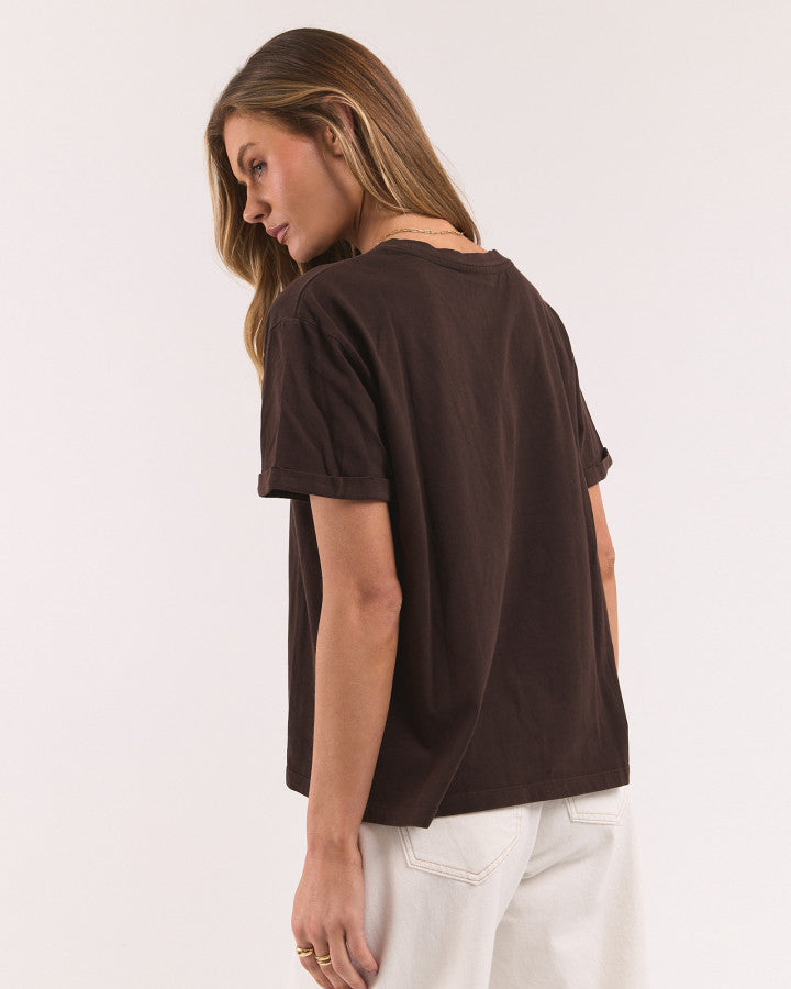 Base Tee | Choc