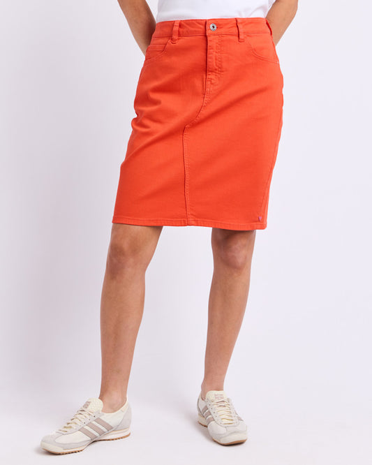 Belle Skirt | Tangerine