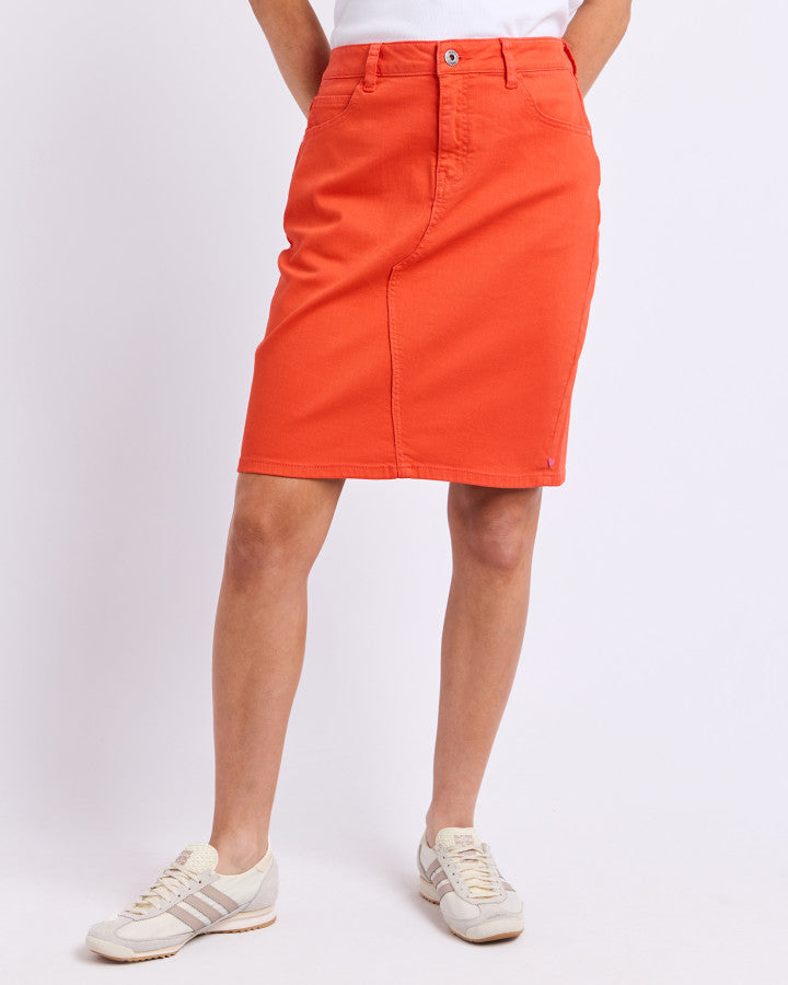 Belle Skirt | Tangerine
